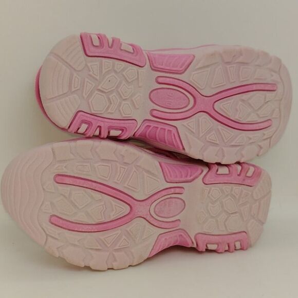Lily & Dan Toddler Girls Sandals Pink Aqua Size 9/10 - Picture 6 of 7